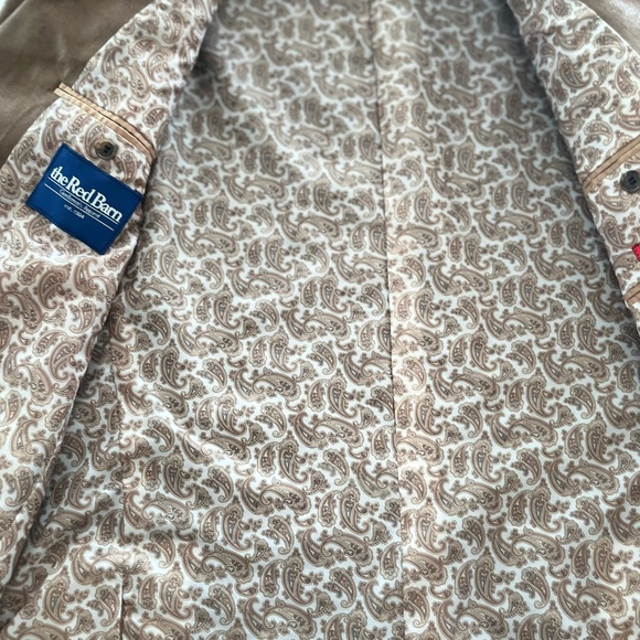 Coppley Tan Leather Micro Fiber Sport Coat - size 44 - Picture 7 of 10